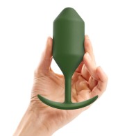 b-Vibe Snug Plug 4 con Peso para Mejorar el Placer