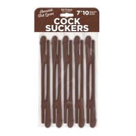 Cock Suckers Pecker Straws Chocolate Lovers