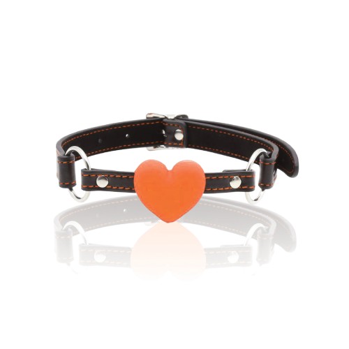 9's Orange is the New Black Silicone Heart Gag