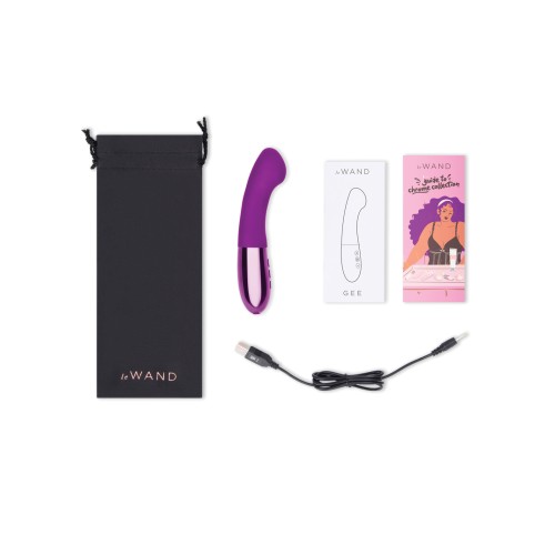 Le Wand GEE G-Spot Vibrator - Cherry