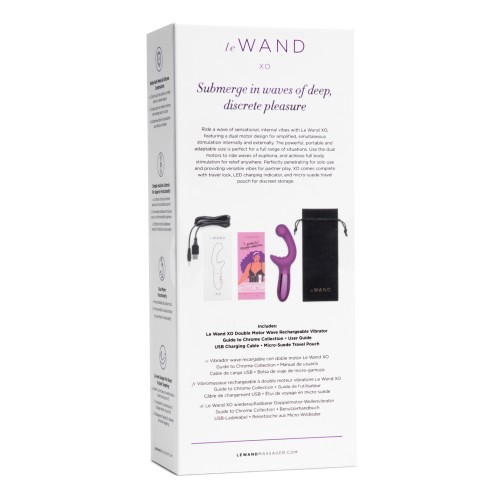 Le Wand XO Double Motor Wave Vibrator Cherry