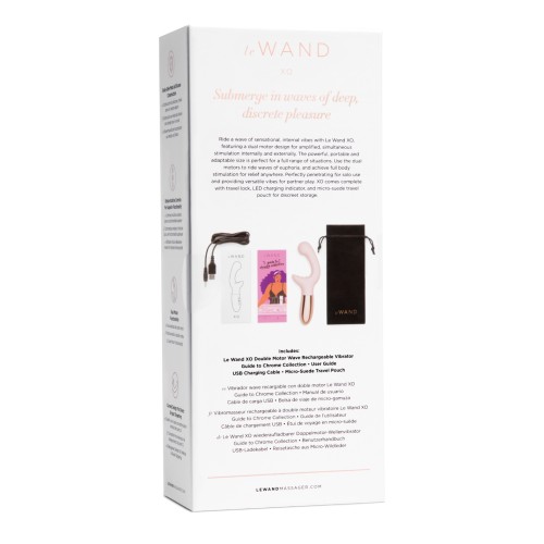 Le Wand XO Vibrador de Doble Motor Rosa Oro