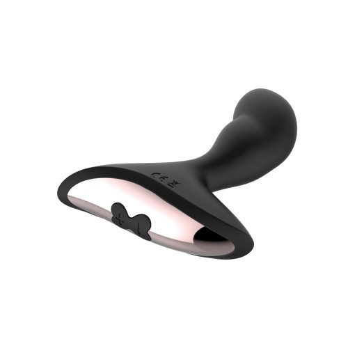 Gender Fluid Rumble Anal Vibe with Remote Black