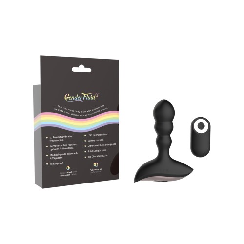 Gender Fluid Shake Anal Vibe - Black