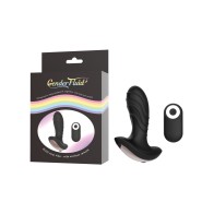 Gender Fluid Buzz Anal Vibe with Remote - Black