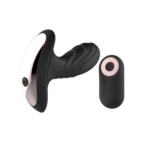 Gender Fluid Buzz Anal Vibe with Remote - Black