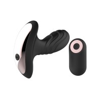 Gender Fluid Buzz Anal Vibe with Remote - Black