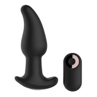 Gender Fluid Twirler Anal Vibe with Remote Black