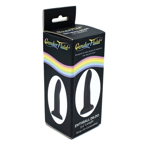 Dildo Strap-On Gender Fluid de 5.4" Negro