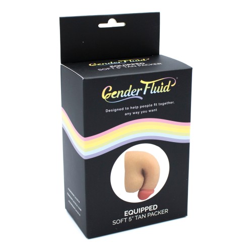 Gender Fluid 5 Inch Soft Packer Tan