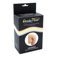 Gender Fluid 5 Inch Soft Packer Tan