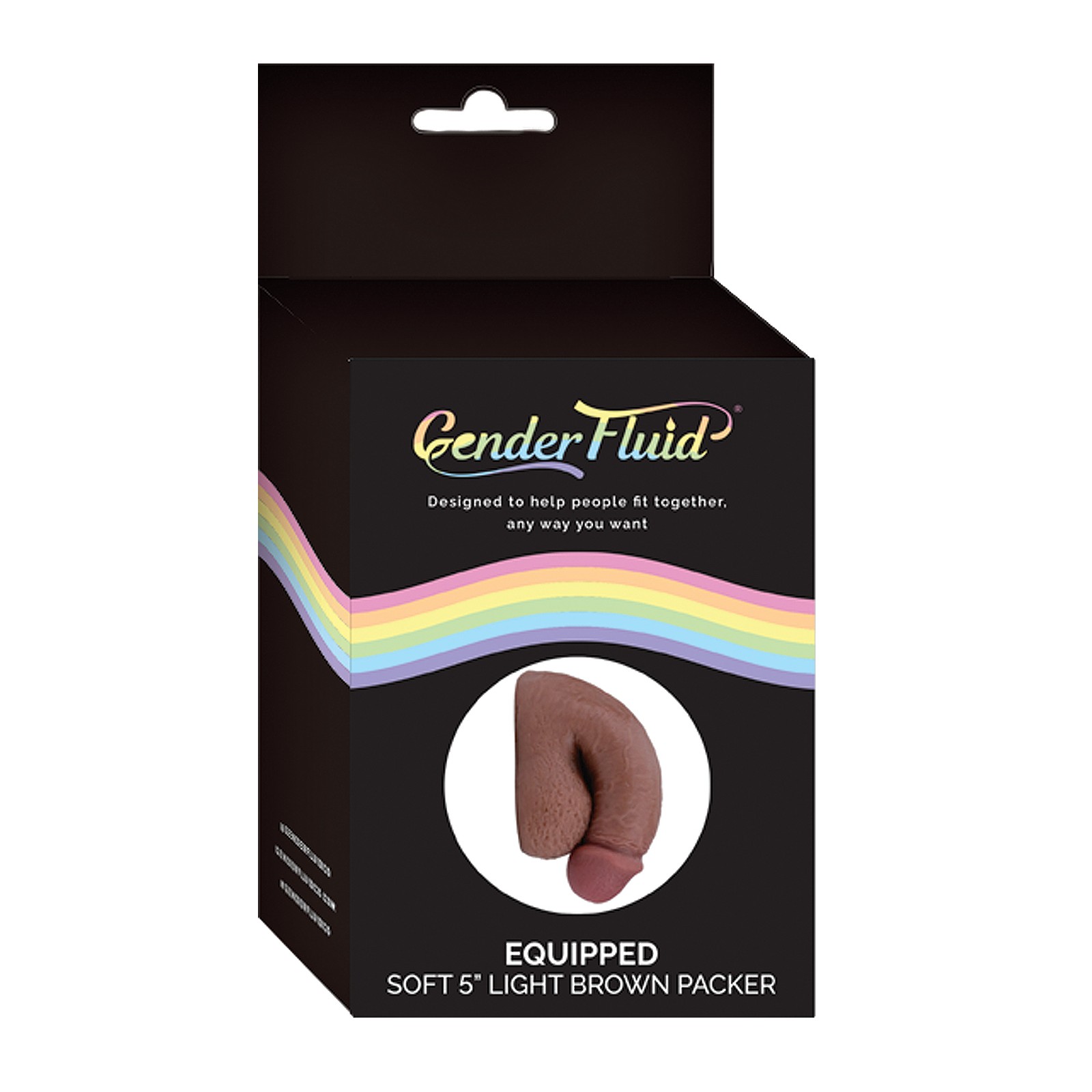 Gender Fluid 5 inch Soft Packer Light Brown