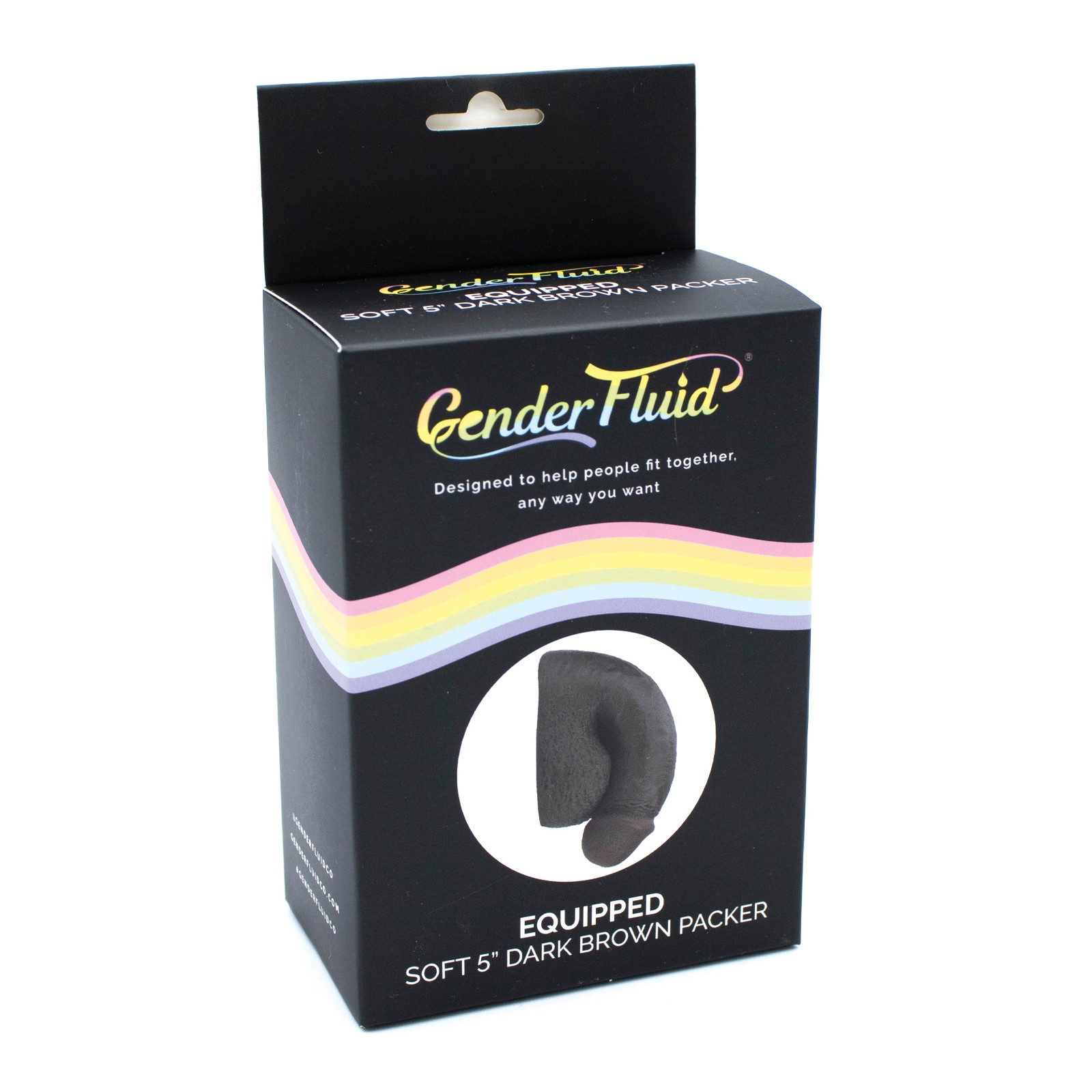 Gender Fluid 5" Equipped Soft Packer - Dark Brown