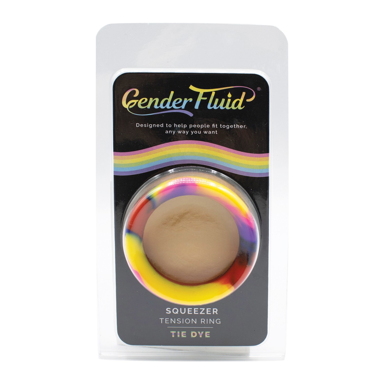 Gender Fluid Squeezer Tension Ring Tie Dye