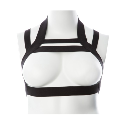 Gender Fluid Majesty Harness - Black for All Bodies