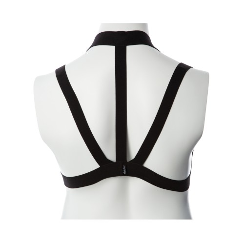 Gender Fluid Majesty Harness - Black for All Bodies