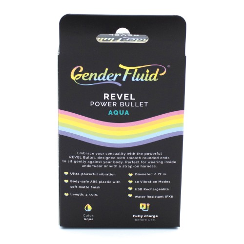 Gender Fluid Revel Power Bullet Aqua