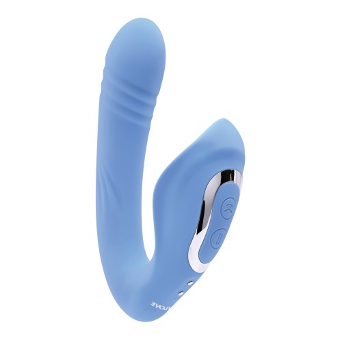 Vibrador Dual Evolved Tap & Thrust para Sensaciones Dobles