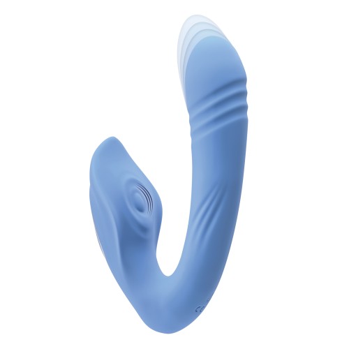 Vibrador Dual Evolved Tap & Thrust para Sensaciones Dobles