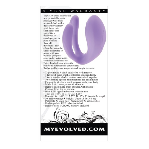 Evolved Petite Tickler Mini Vibe for Ultimate Stimulation