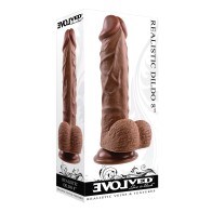 Evolved 8 Inch Realistic Dildo with Balls