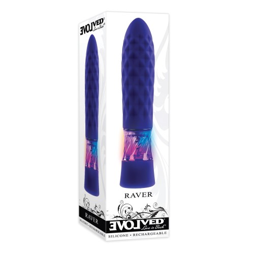 Bullet Vibrador Evolved Raver Luz Púrpura