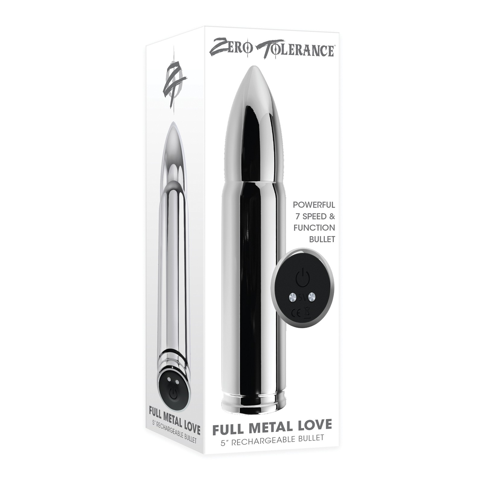 Zero Tolerance Full Metal Love Bullet - Chrome