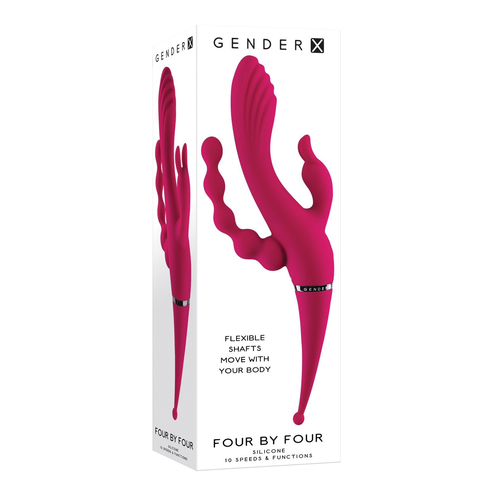 Gender X Four by Four Vibrator for Unique Stimulation