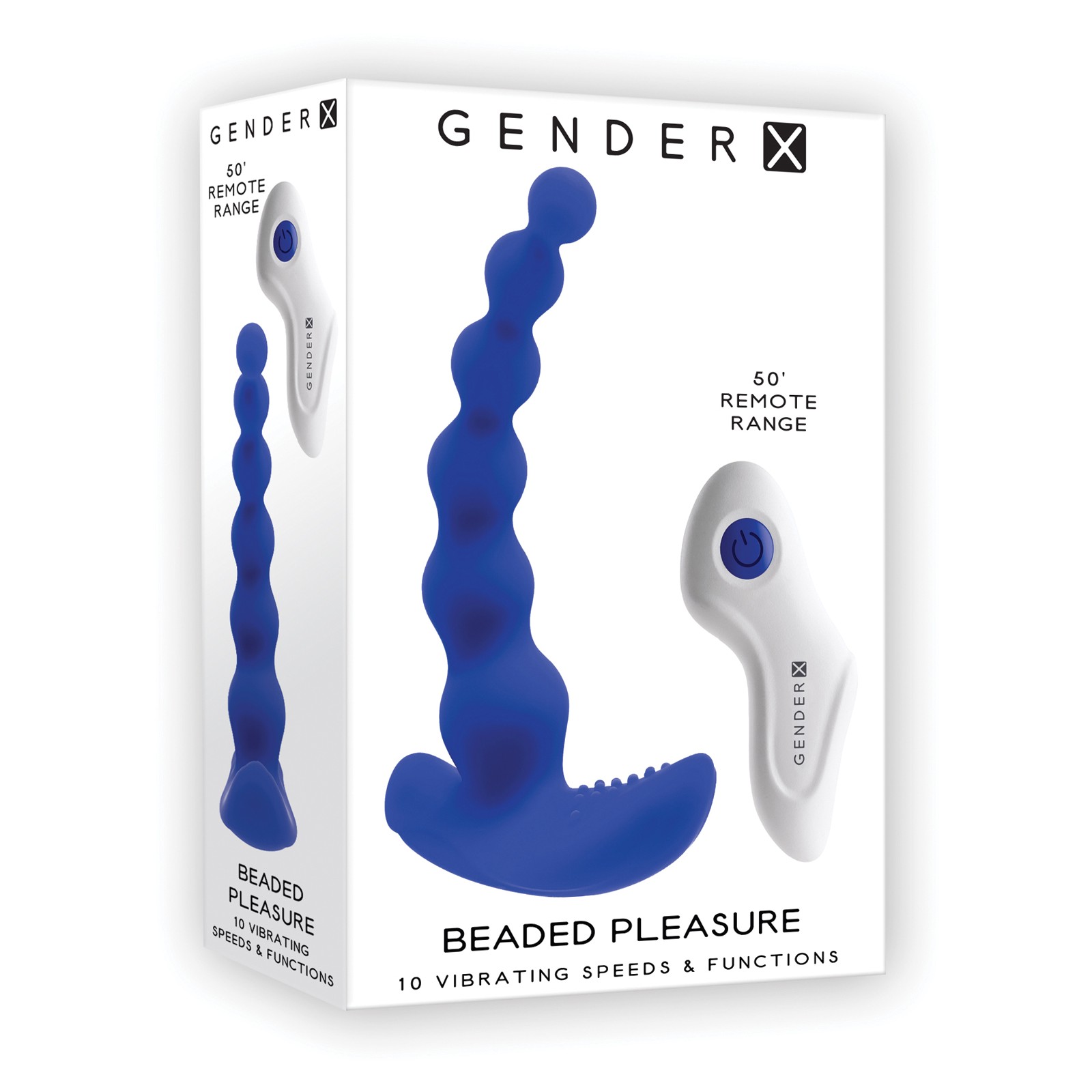 Gender X Beaded Pleasure Blue - Vibrator