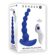 Gender X Beaded Pleasure Blue - Vibrator