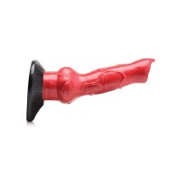 Dildo de Silicona Creature Cocks Hell-Hound Rojo/Negro - Juegos Aventureros