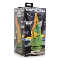 Creature Cocks Monstropus Tentacled Monster Dildo Green Yellow