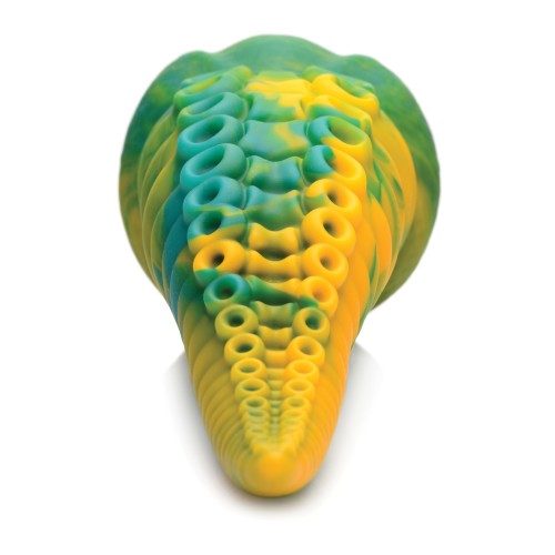 Creature Cocks Monstropus Tentacled Monster Dildo Green Yellow