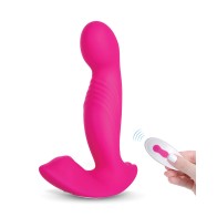 Vibrador de Puntos G Crave Rosa con Cabeza Rotativa - Doble Estimulación