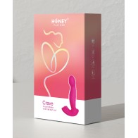 Vibrador de Puntos G Crave Rosa con Cabeza Rotativa - Doble Estimulación