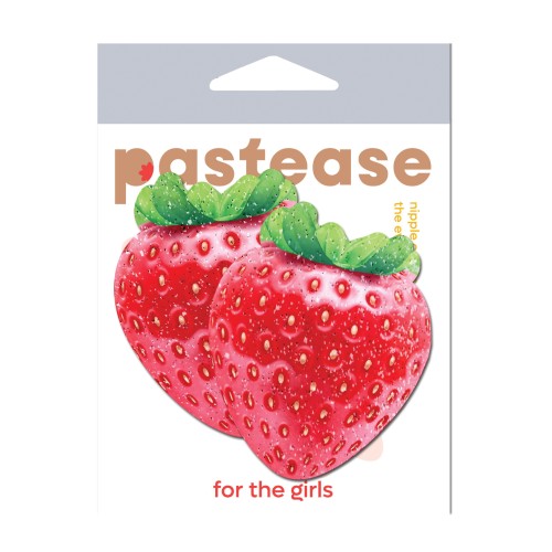 Pastease Premium Sparkly Juicy Berry Nipple Pasties - Rojo