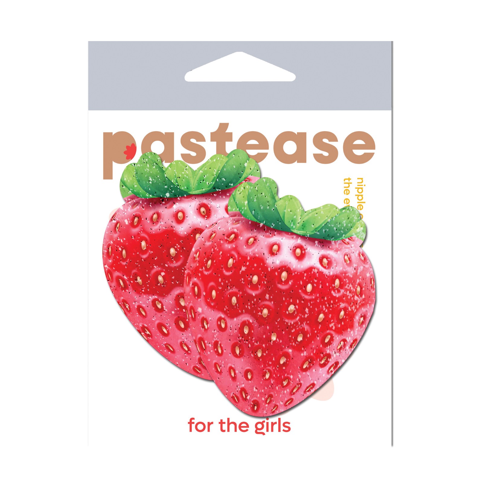 Pastease Premium Sparkly Juicy Berry Nipple Pasties - Rojo