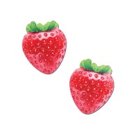 Pastease Premium Sparkly Juicy Berry Nipple Pasties - Rojo