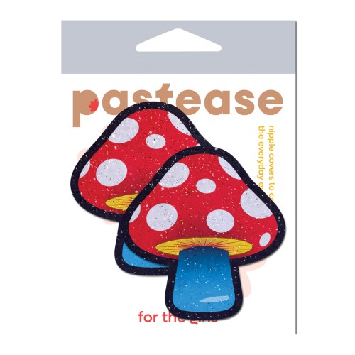 Pastease Colorful Shroom Nipple Pasties Multi Color OS