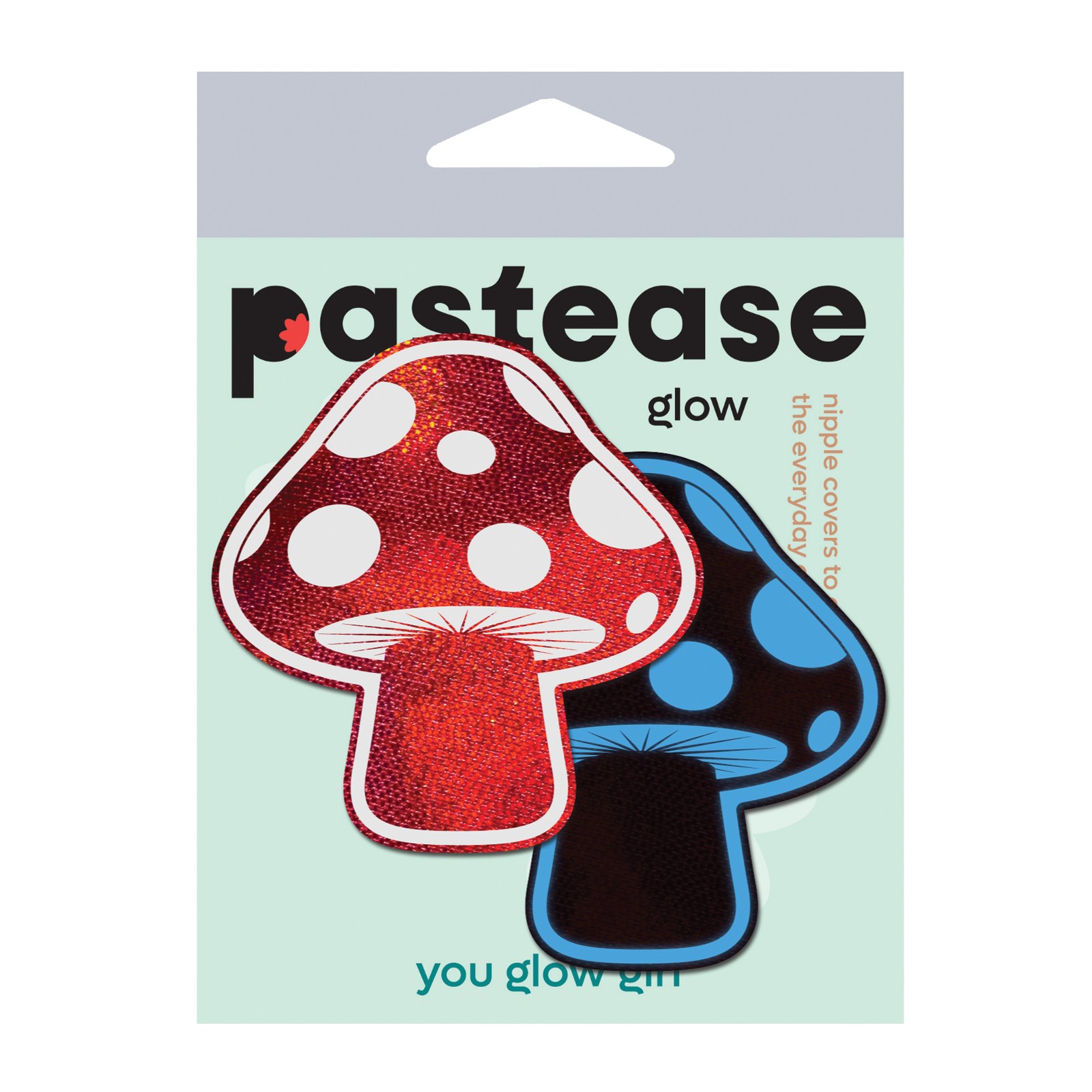 Pastease Brillantes Glow in the Dark Champiñones Rojos