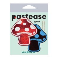 Pastease Shiny Glow in the Dark Red Shroom Pasties