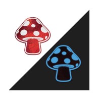 Pastease Shiny Glow in the Dark Red Shroom Pasties