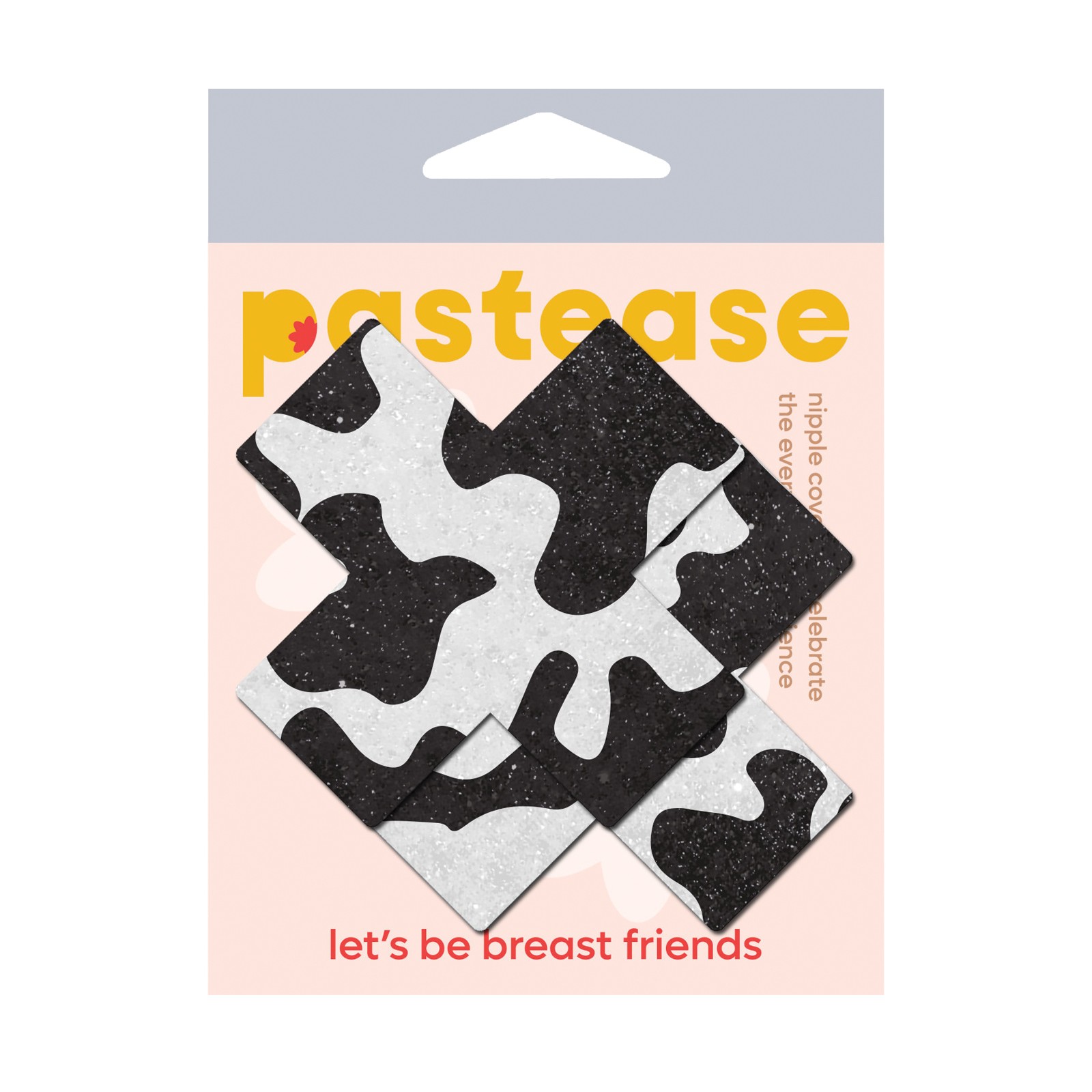 Cow Print Cross Pasties for Bold Statement