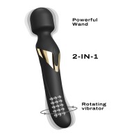 Dorcel Dual Orgasms Wand Black Gold