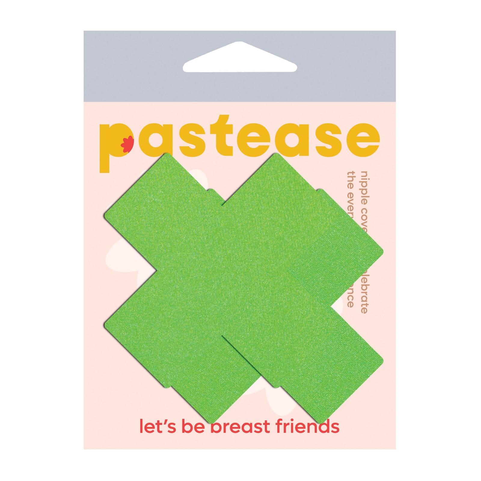 Pastease Basic Plus X Nipple Pasties Neon Green