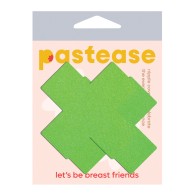 Pastease Basic Plus X Nipple Pasties Neon Green