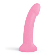 Love to Love Curved Dildo Glitter Pink