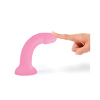 Love to Love Curved Dildo Glitter Pink