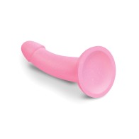 Love to Love Curved Dildo Glitter Pink