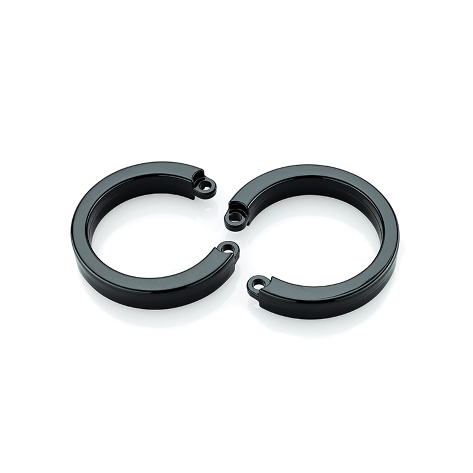 Cock Cage U-Ring 2 Pack Black